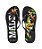 Chinelo made in mato feminino tropical preto - Imagem 1