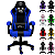 Cadeira Gamer EFA Gaming Azul - Imagem 8