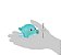 Brinquedo de banho Buba baleia azul - Imagem 4