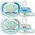 Chupeta Philips Avent Ultra Air Night Dupla 6 a 18m - Azul Flourescente - Imagem 1