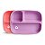 Conjunto com 2 pratos com divisórias Rosa e Roxo Munchkin (Splash Toddler Divided Plate) - Imagem 1