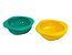 Kit com 2 tigelas em silicone - Amarela e Verde - Imagem 1