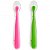 Colheres de Silicone Munchkin Rosa e Verde (2 unidades) - Imagem 1