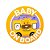 Place Baby On Board para Vidro Carro Girafa Marcus & Marcus - Imagem 1