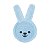 Luva de Cuidado Oral Infantil MAM Azul - Oral Care Rabbit - 0+ meses - Imagem 1