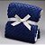 Cobertor Plush com Sherpa Dots 0,90X1,10 Azul Navy - Imagem 2