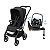 Carrinho Travel System Leona² Trio Isofix 360 Maxi-Cosi Essential Black - Imagem 1