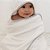 Toalha de Banho com Capuz Laço Bebê Comfort Cinza - Imagem 1