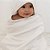 Toalha de Banho com Capuz Laço Bebê Comfort Branco - Imagem 1