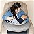 Almofada de Amamentação Feeding Kiddo - Melange Azul - Imagem 6