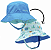 Chapéu Bucket Dupla Face com Proteção UV Camping (Size L : 54Cm 2-6 Years) Azul - Imagem 1