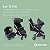 Carrinho Travel System Eva²  Trio  Maxi cosi - Essential Black Champagne - Imagem 2