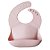 Babador De Silicone Infantil Mushie Blush - BR - Imagem 1