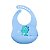Babador De Silicone Petit Piá com Pega Migalhas Léo Azul - Imagem 1