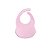 Babador De Silicone Petit Piá com Pega Migalhas Lia Rosa - Imagem 2