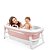 Banheira De Plástico Extra Grande Rosa Baby Pil - Imagem 2