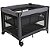Berço Cercado Fast Automático Kiddo Melange Preto - Imagem 5