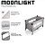 Berço Portátil ABC Design MoonLight Woven Grey - Imagem 5