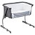 Berço Portátil Co-Bed Side By Side Safety 1st Cinza - Imagem 3