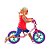 Bicicleta de Equilíbrio Infantil Bandeirante Balance Bike Rosa - Imagem 3