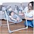 Cadeira De Balanço & Descanso Infantil Kiddo Mimo Cinza - Imagem 8
