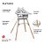 Cadeirinha de Alimentação Clikk Cloud Grey Stokke - Imagem 4