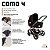 Carrinho de Bebê + Moisés + Bolsa - Como 4 ABC Design Rose Gold - Imagem 2