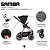 Carrinho De Bebê Infantil Samba + Bebê Conforto Tulip + Adaptador ABC Design Rose Gold - Imagem 5
