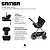 Carrinho De Bebê Infantil Samba ABC Design Diamante Rose Gold - Imagem 3