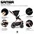 Carrinho De Bebê Infantil Samba ABC Design Diamante Rose Gold - Imagem 6