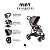 Carrinho De Bebê Mint ABC Design Diamante - Asphalt - Imagem 2