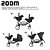 Carrinho De Bebê Para Gêmeos Zoom ABC Design Piano - Imagem 8