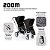 Carrinho De Bebê Para Gêmeos Zoom ABC Design Storm - Imagem 12