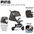 Carrinho De Bebê Ping ABC Design Diamante Asphalt - Imagem 3