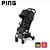 Carrinho De Bebê Ping ABC Design Woven Black - Imagem 1