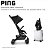 Carrinho De Bebê Ping ABC Design Woven Black - Imagem 8