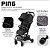 Carrinho De Bebê Ping ABC Design Woven Black - Imagem 4