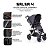 Carrinho De Bebê Salsa 4 ABC Design Diamond Asphalt - Imagem 5