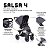 Carrinho De Bebê Salsa 4 ABC Design Diamond Asphalt - Imagem 3