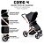 Carrinho de Bebê Travel System Como 4 ABC Design Diamante Rose Gold - Imagem 2