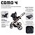 Carrinho de Bebê Travel System Como 4 ABC Design Diamante Rose Gold - Imagem 4