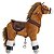 Cavalinho Uppi Montaria Kiddo Marrom P - Imagem 2