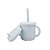 Copo de Silicone Infantil 2 em 1 Petit Piá 270ML Azul - Imagem 1