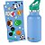 Garrafa de Aço Inoxidável Skip Hop Personalizável Azul - Imagem 3