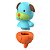 Kit Brinquedo De Banho Skip Hop Macaco & Cachorro - Imagem 3