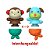 Kit Brinquedo De Banho Skip Hop Macaco & Cachorro - Imagem 2