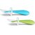 Kit Infantil de Colheres Em Silicone Munchkin - Azul e Verde (2 Unidades) - Imagem 2