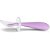 Kit Infantil de Colheres Em Silicone Munchkin - Roxo e Rosa (2 Unidades) - Imagem 3