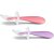 Kit Infantil de Colheres Em Silicone Munchkin - Roxo e Rosa (2 Unidades) - Imagem 2