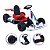 Mini Kart Elétrico Com Controle Infantil Bandeirante Branco - Imagem 5